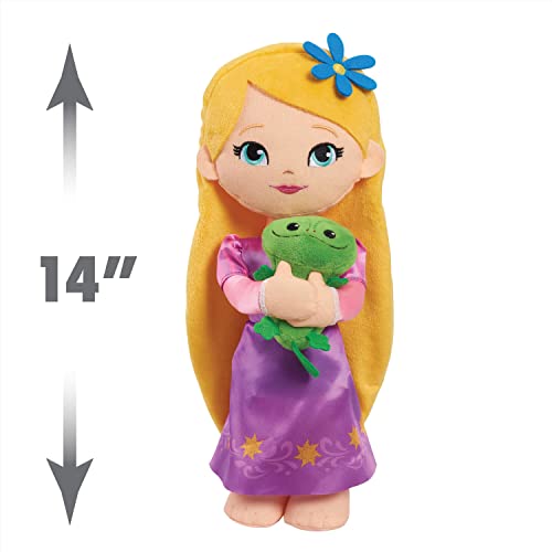 Disney Princess 30816 Lil' Friends Rapunzel & Pascal 14-Inch Plushie Doll And Accessories, Kids Toys thumb #2
