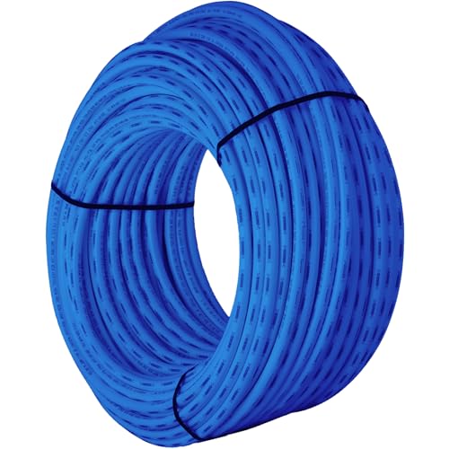 Image of SharkBite 1 Inch x 500 Feet Blue PEX-B, PEX Pipe Flexible Water Tubing for Plumbing, U880B500