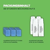 Thermacell Mückenabwehr Nachfüllpackung – 48 Stunden Mückenschutz, 12 Wirkstoffplättchen & 4 Gaskartuschen – Ansicht 2