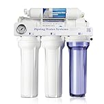 iSpring RCC1D Tankless RO/DI System, 5 Stage De-ionization Reverse Osmosis Water Filter System, 150 GPD Tankless RO Water Filter System for Aquarium with DI Water Filter