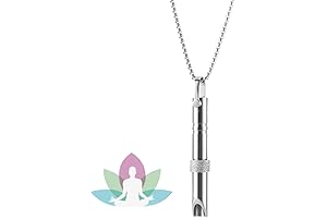 Mindfulness Breathing Necklace: The Necklace for Anxiety, Stress, Panic Attack Relief and Meditation