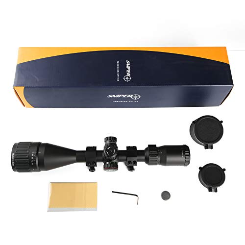 Sniper Mt 4-16X50 Aol Hunting Rifle Scope/Red, Green Illuminated Mil Dot Reticle/Fully Multi-Coated Lens/Wind And Elevation Adjust/Front Ao Adjust For Fine Tuning/3" Sunshade #TOP5