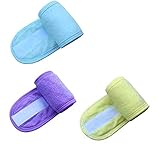 FUNCIÓN MÚLTIPLE: Nuestros paños de felpa para la cabeza pueden absorber el agua o el sudor de manera eficaz. Son buenos ayudantes para usted cuando se lava la cara, hace deporte o se maquilla.