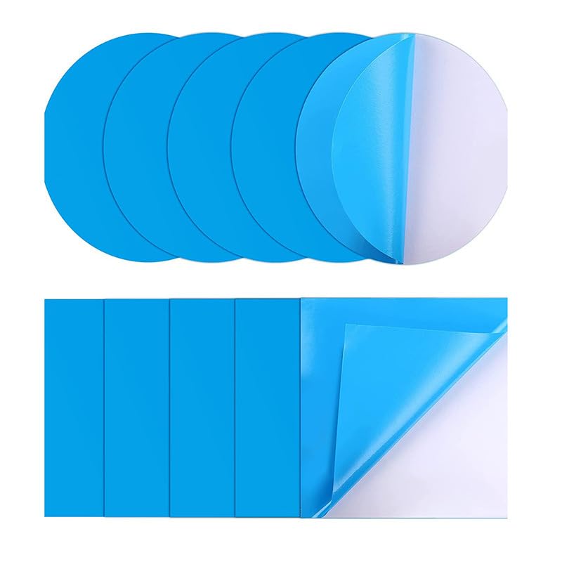 Pack of 20 Pool Flicken, Pool Reparaturset Unterwasser, Pool Flicken Unterwasser, Flickzeug Pool, Pool-reparaturset, PVC Pool Patches for Water Bed, Swimming Pools, Inflatable Boat (Runden)