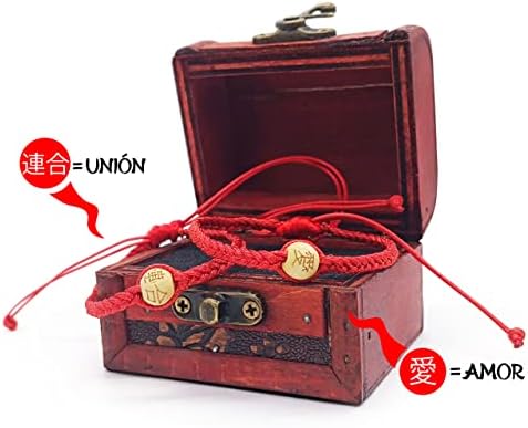 Pulseras Hilo Rojo del Destino con Cofre 413R5AcI6PL. AC SR38. SL1000