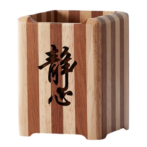 多目的ペン鉛筆ホルダー電話スタンド付き木製鉛筆カップ収納ケースデスクペンオーガナイザーオフィスデスク管理デスクトップストレージオーガナイザー