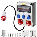 EYPINS – EYPINS Baustromverteiler mit FI/LS 3x230V Schuko-, 2xCEE-Ste