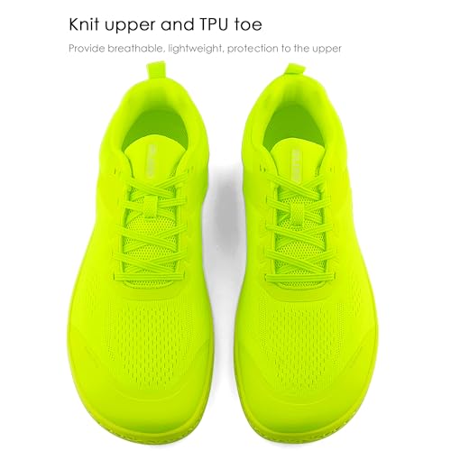 Image of ASITVO Wide Barefoot Shoes Men Gym Zero Drop Sole Minimalist Cross Trainer Width Toe Box Sneakers Grounding Knit No-Sew Upper TPU Toe and Heel Colorful