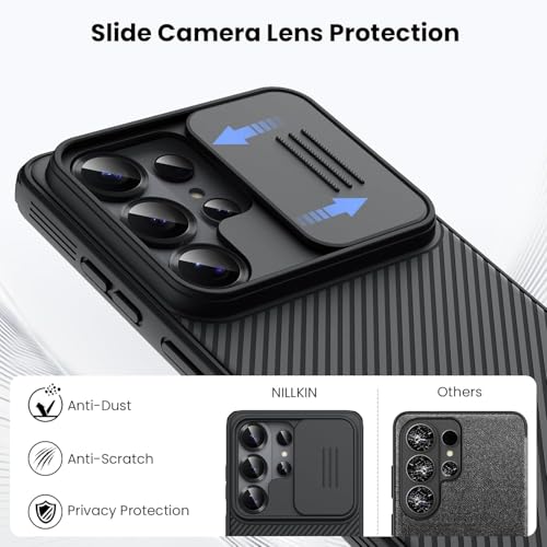 Image of Nilkin Classic Series Compatible for Samsung S26 Ultra Back Case with Camera Cover, [Camera Lens Protector] [Scratch-Resistant] [360 Full Protection] Shockproof Slim Phone Case - PC+TPU, (S26Ultra)