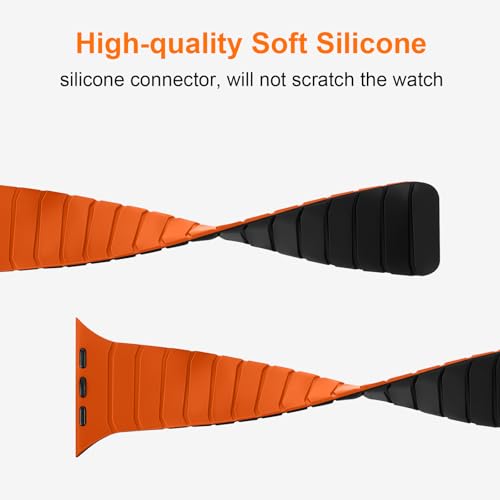 Tasikar Magnetic Silicone Apple Watch Band (42–49mm) — view 5