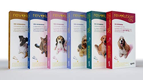 Anti Pulgas Zoetis Revolution para Cães 10,1 até 20kg - 1 Bisnaga - 1ml - 3 Pipetas