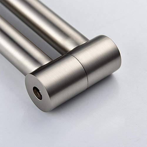 Grifo de pared para cocina telescópico dorado que elimina las salpicaduras 5
