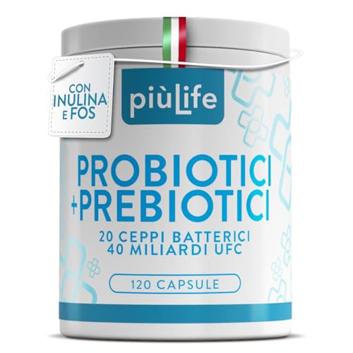 +LIFE - Probiotici e Prebiotici 120 Capsule PiuLife®