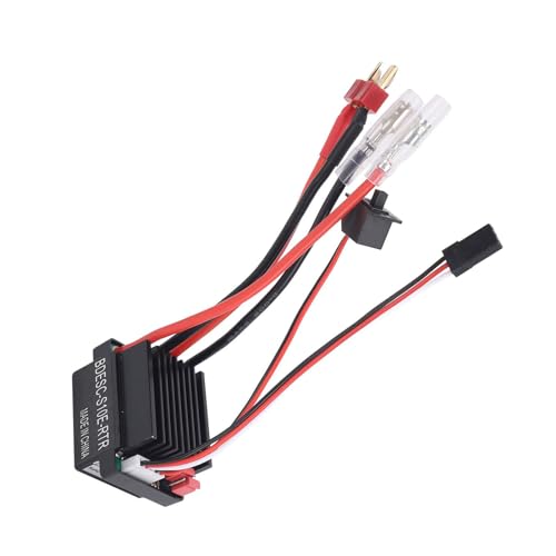 SUNGOOYUE 60A Brushed ESC, Plastic 60A Electronic Speed Controller with T Plug for 390 540 550 Brushed Motor and RC Boat Car - Image 7