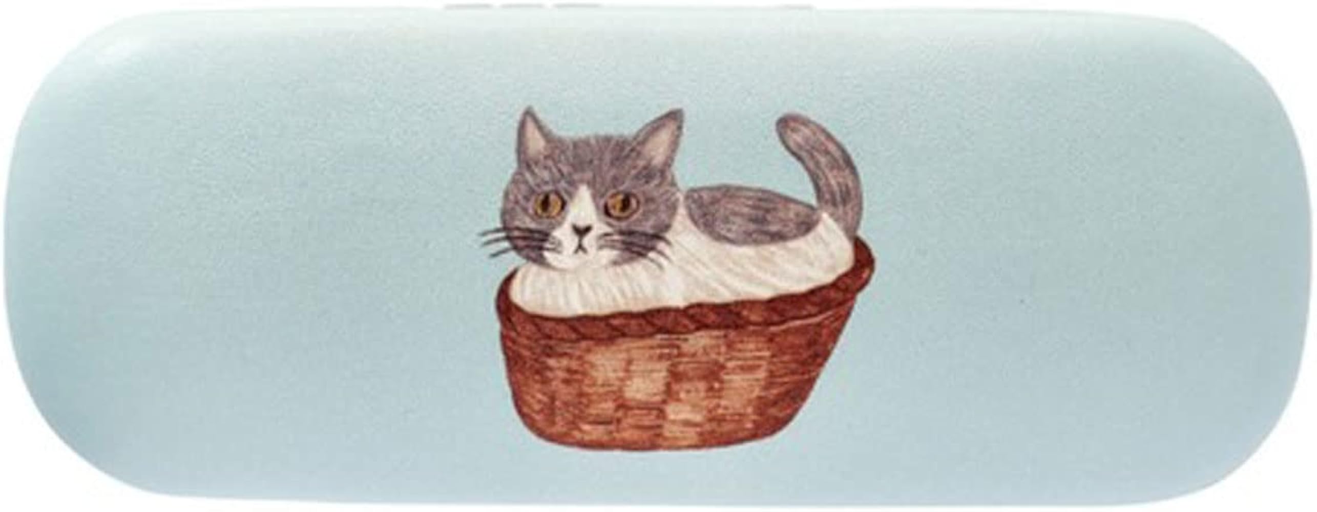 Amazon | [松尾ミユキ] メガネケース Cat basket(MM864) 猫 ねこ 眼鏡
