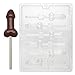 Cybrtrayd XX509 Small Pecker Pop Chocolate Candy Mold with Exclusive Cybrtrayd Copyrighted Chocolate Molding Instructions