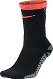 Größe - 10 Nike Strike Hypervenom Footbal Socken, Herren 43 Black (Schwarz/Total Hochrot)