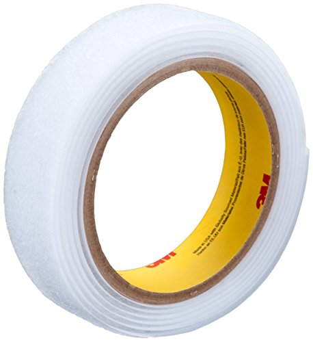 3M Hook Fastener SJ3526N, White, 1 1/2 in x 50 yd, 2 per case