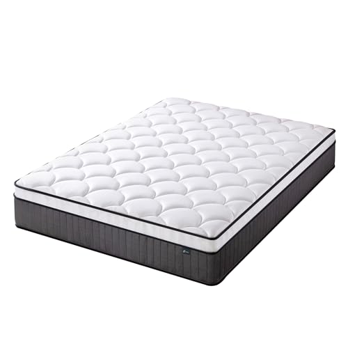 Zinus Hybrid Taschenfederkernmatratze 140x200 cm - Härtegrad H2/H3 - Höhe 25 cm - Kühlende Ergonomische Memory Foam Matratze - Oeko-TEX Zertifiziert - Produziert nach Deutschem Qualitätsstandard