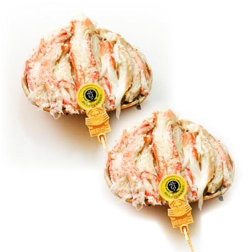 美味しさ直送! [越前かに成前]越前かに (300-400g×2, 甲羅盛)