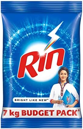 Rin Advanced Detergent Powder 7 Kg Pack|| Washing Powder for Bright & Dazzling White Clothes - Machine & Bucket Wash
