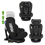 XOMAX 916 Kindersitz drehbar 360° mit ISOFIX und Liegefunktion I mitwachsend I 0-36 kg, 0-12 Jahre, Gruppe 0/1/2/3 I 5-Punkt-Gurt und 3-Punkt-Gurt I Bezug abnehmbar, waschbar I ECE R44/04