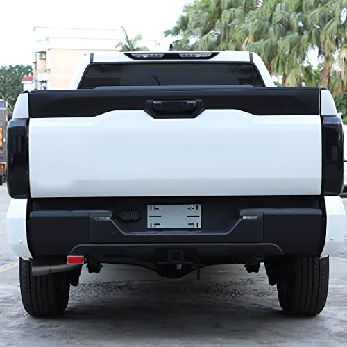 Llkuang Rear Tail Light Cover Tail Lamp Shell Shade Guard Trim Frame Compatible With Toyota Tundra 2022 2023,Abs Car Taillight Protective Shell Bezels Smoke Black Taillight Shell Accessories #TOP6