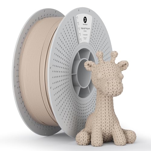 マカロン マット つや消しの質感 Kexcelled PLA 3Dプリンターフィラメント素材 1.75mm径 バンブー 新人フレンドリー 段ボールリール スプール造形材料 正味量1kg(2.2lbs) 寸法精度+/- 0.03mm