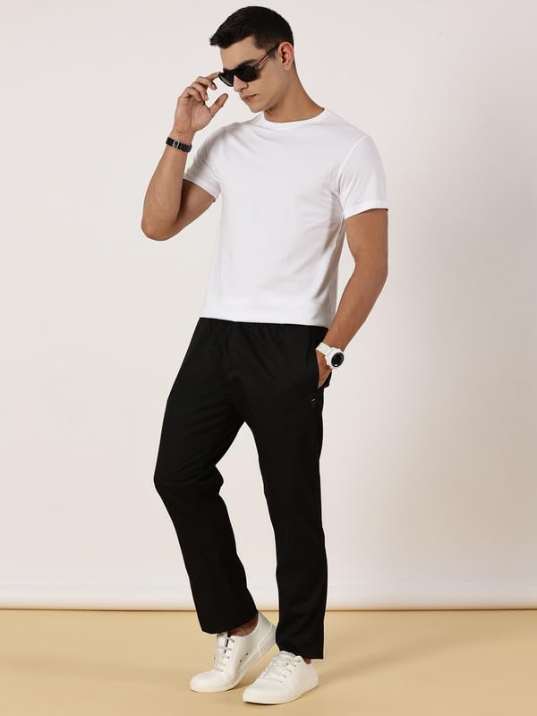 Image of BEEVEE Solid Lounge Wear Bottoms for Men