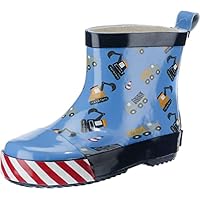 Playshoes GmbH Boys Short Wellies Building Site, Unisex Kids