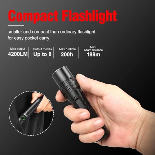 Taktische Taschenlampe Klarus G15 mit 4200 Lumen und 8 Modi