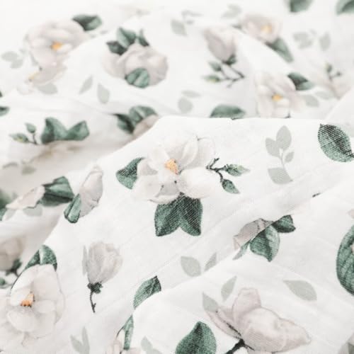Image of Little Unicorn Muslin Swaddle Blanket for Newborns & Infants | Soft & Breathable Fabric | Baby Blanket for Swaddling, Nursing, Shower Gifts (Magnolia)