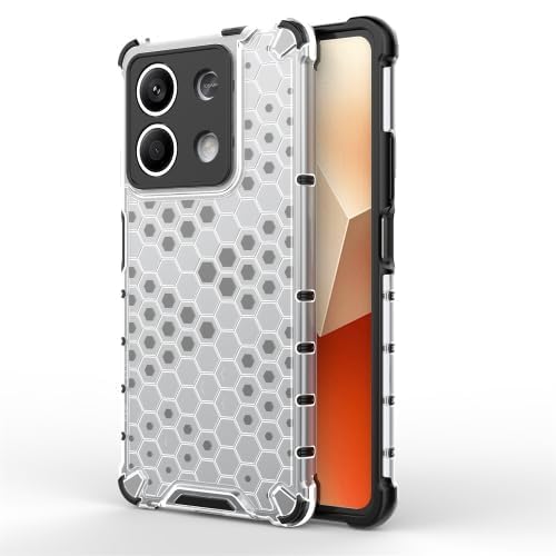 Image of Prime Retail Hard PC Back Case Cover for Redmi Mi Note 13 5G Anti Slip Ultra Thin Shockproof Reinforced Corners (Polycarbonate|Transparent)