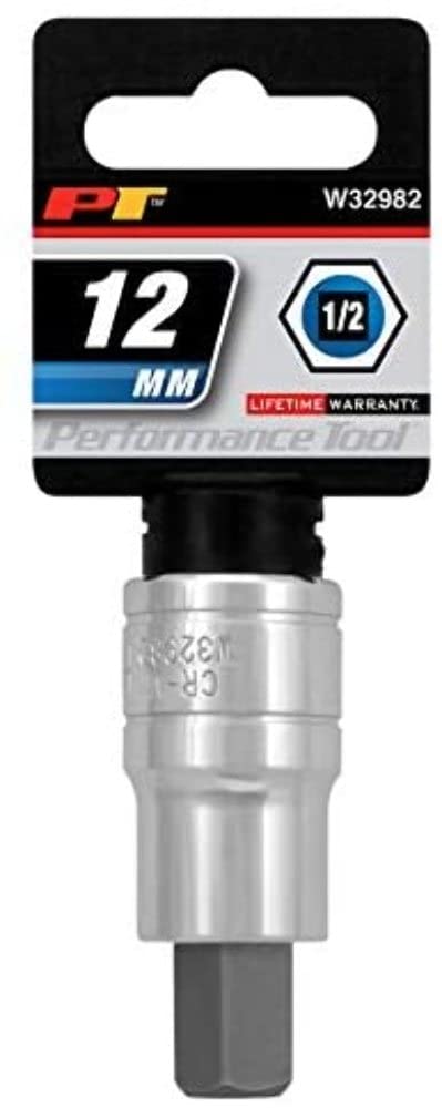 Amazon.com: Performance Tool W32982 1/2 Drive Hex Bit Socket, 12mm