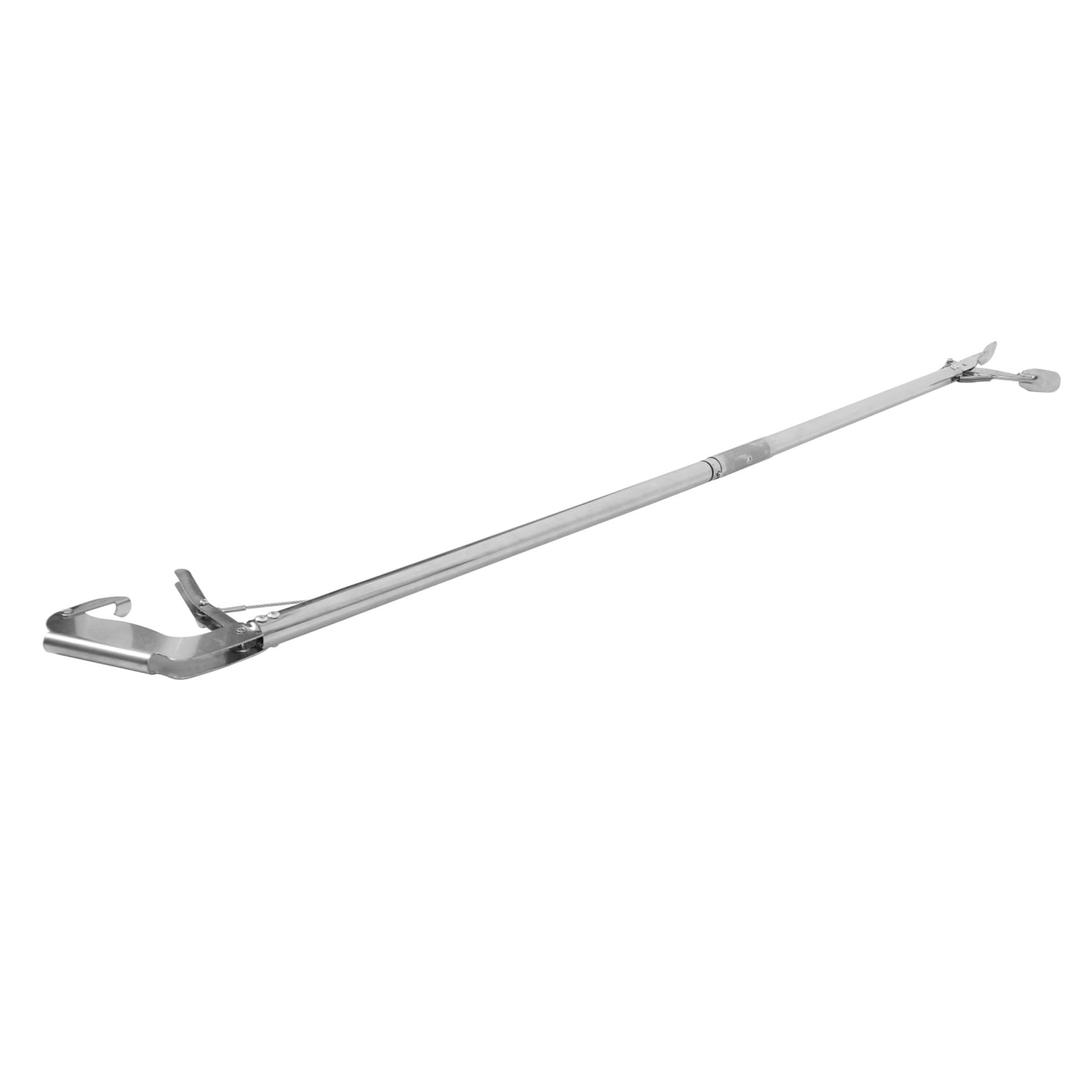 Yardenfun Pinza Lunga per Anziani in Acciaio Inossidabile Testa Pieghevole, Utile per Raccogliere Oggetti e Facile da Conservare, Strumento di Assistenza Quotidiana