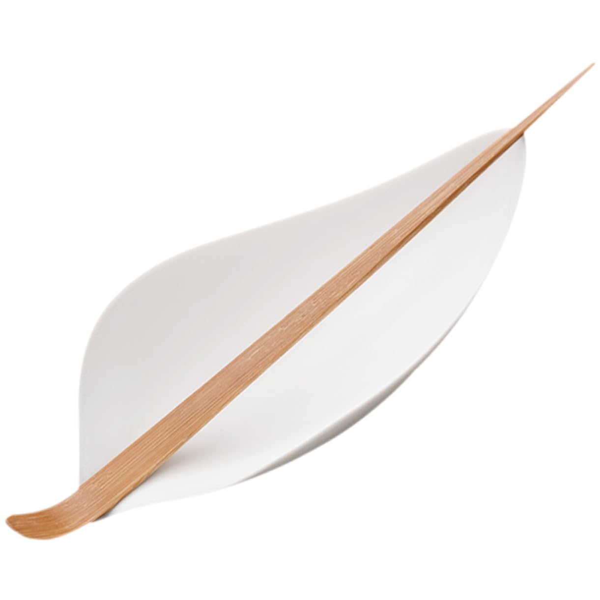 STOBAZA Loose Tea Accessory Porcelain Tea Scoop Set Nonstick Ceramic Portable Multi-function