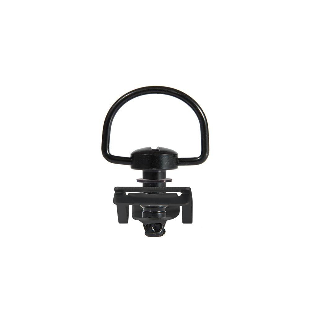 MOTO4U Motorrad-Schnellspanner, 1/4-Drehung, 17 mm, D-Ring-Länge in Dunkelschwarz, 10 Stück