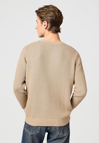 Sweat-shirt homme Wrangler à col rond classique en coton pour un style casual quotidien