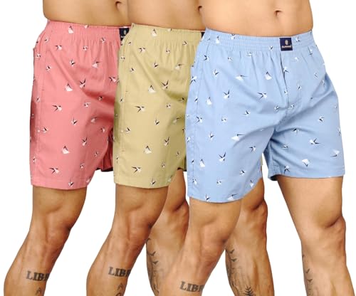 Image of Men's Pure Cotton Regular Printed Boxer