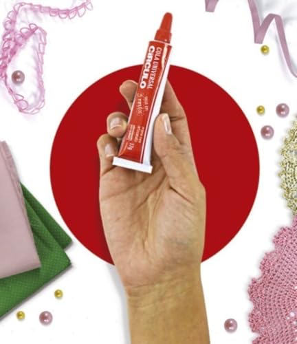 Kit Cola Universal para Artesanato 17g - Círculo: Multiuso e Prática! - 2 Unidades Não Tóxico
