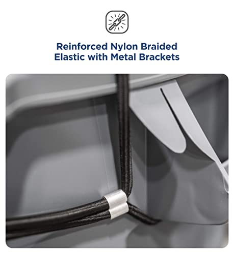 Encased (2 Pack) Trash Can Lock, Bungee Cord Heavy Duty Large Outdoor Garbage Lid Lock (Trash Can Not Included) #TOP2