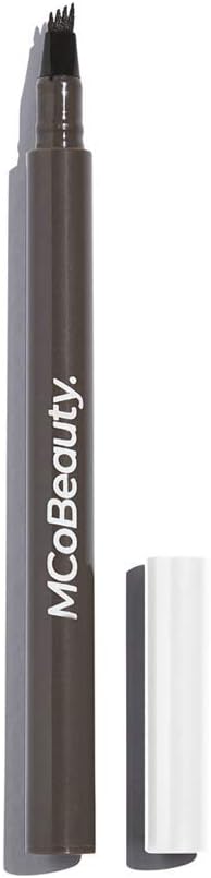 Tattoo Brow Microblading Eyebrow Pen - Ink Brow Pen - Medium Dark Shade - Easy to Apply, Ink-Like Formula - Ultra-Fine Micro Fork Top - Long Wearing Formula - Stocking Fillers