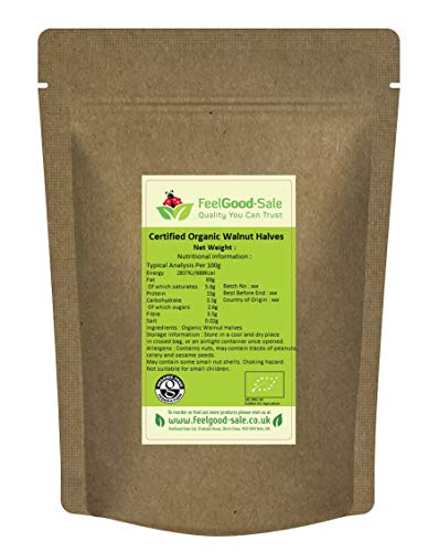 1kg Fresh Organic Walnuts Halves Premium Quality Nuts - Rich in Omega-3
