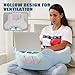 cooloo8 Reading Pillow, Lap Desk, Soft Laptop Pillow for Lap, Portable Desk, Gaming Pillow for Bed, Couch, Car