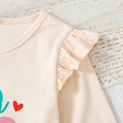 Baby Girl I'm Two Cute Outfit Toddler 2nd Birthday Clothes Little Girl Two Years Old Birthday Pants Set 6