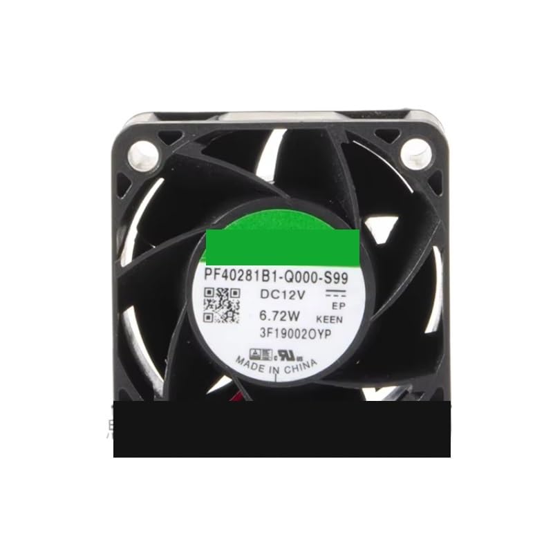 Laptop Parts for SUNON PF40281B1-Q000-S99 DC 12V 6.72W 40x40x28mm 2-Wire Server Cooling Fan
