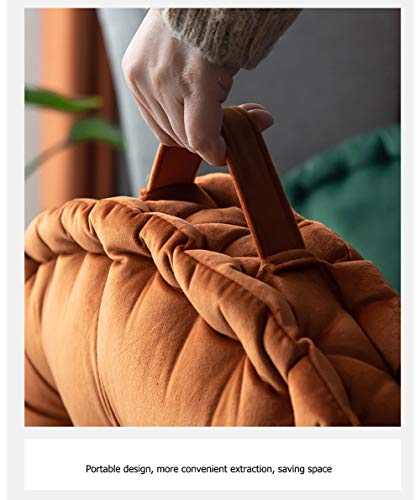 Mauuwy Round Floor Pillows Seat Cushion Velvet Tufted Indoor Cushions Big 3D Buttons Pillow Decorative Meditation Pet Mat For Sofa Couch Bed Garden Balcony Living Room Office Gray 24X24 #TOP2