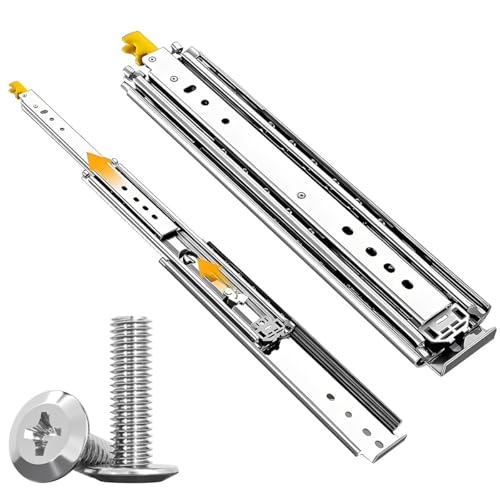 Guías para cajones robustas con montaje lateral de extensión completa para cajas 2