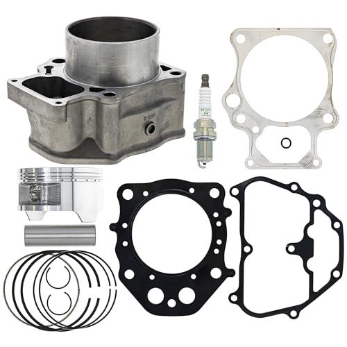 NICHE Cylinder Piston Gasket Kit for Honda Foreman Rubicon 500 Pioneer SXS500M 12100-HR0-F00 12191-HR0-F01
