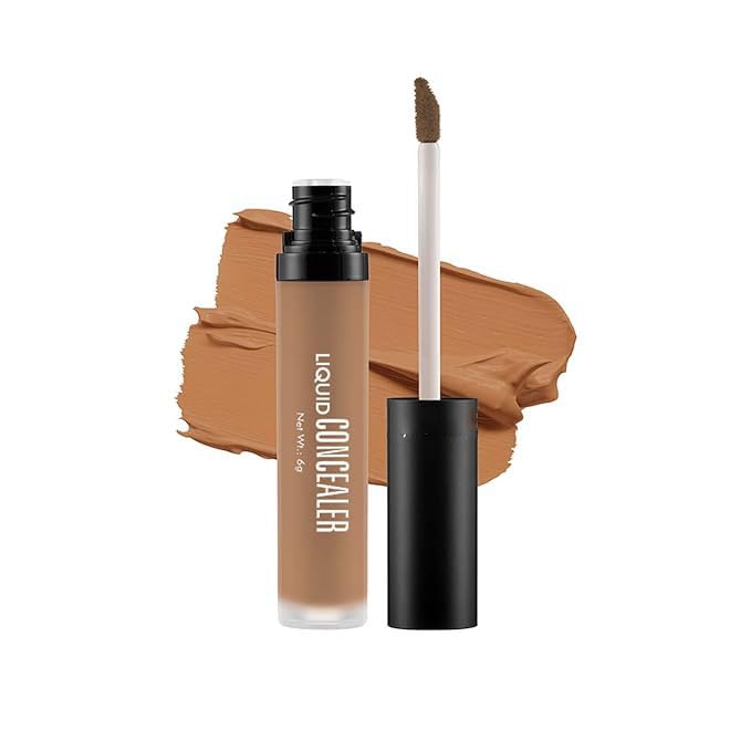 SWISS BAEUTY Liquid Concealer, Full Coverage, Lightweight, Easily Blendable, Matte Finish, 6g (01 Warm Sand)-image-21